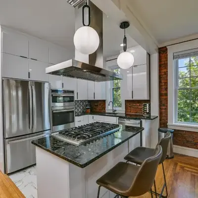Contemporary Cohoes Retreat with Electric Fireplace!
