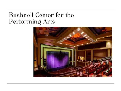 a conference room with a purple screen and chairs at XL Center 1-BR Condo DWNTN Hartford Easy Parking in Hartford