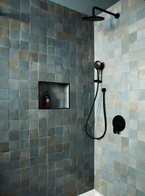 a bathroom with a shower with a shower head at CoHouse New Haven steps to Yale University in New Haven