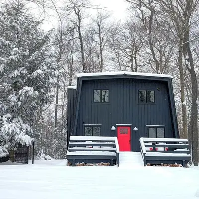 Modern chalet for 8 people with Fireplace