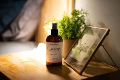 a bottle of honey relief sitting on a table at Private room with private bathroom and backyard in Brooklyn