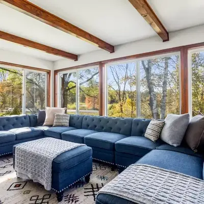 Catskills Delaware River Modern Colonial Getaway