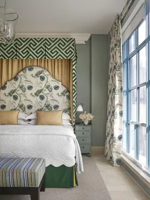 a bedroom with a large bed and a window at Warren Street Hotel in New York