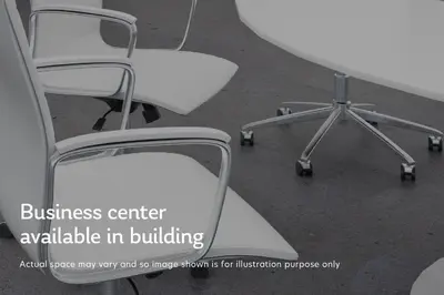 aption of a business center available in building at UWS 1BR w Elevator Gym nr Central Park NYC-686 in New York