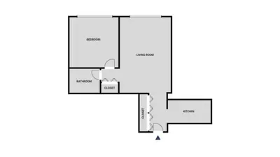 a floor plan of a house at Blueground UES pool gym nr central park NYC-1293 in New York