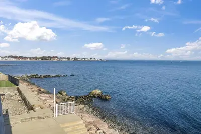 a view of a large body of water at Sunrise Waterfront Retreat in Milford