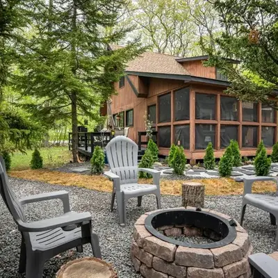 Private Hot Tub and Game Room Pocono Family Cabin!