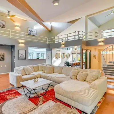 7 Mi to Skiing Lake George Home with Large Patio