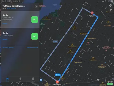 a screenshot of a map of a city at Rayhaan Palace in Long Island City
