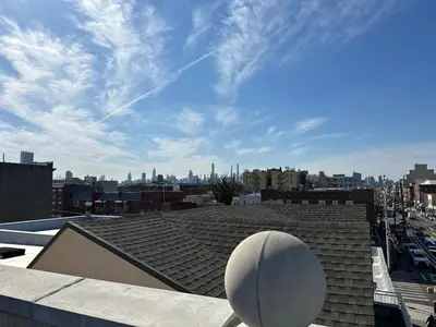 a view from the roof of a building at Skyline Penthouse in Woodside