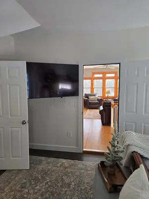 a living room with a view of a living room at The Jefferson Guest House in Litchfield