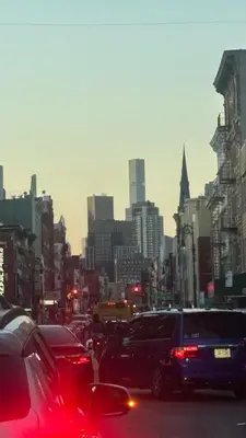 a busy city street filled with traffic with cars at Cozy Brooklyn Home, Private Room in Host Shared Apartment in Brooklyn
