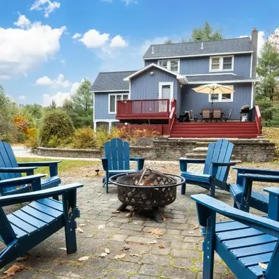3BR Lake Luzerne Retreat with Game Room & Cozy Fire Pit