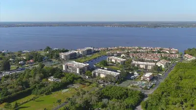 an aerial view of a resort next to the water at MA25188C-103 in New York
