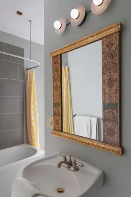 a bathroom with a sink and a mirror at The Revival House in Adams