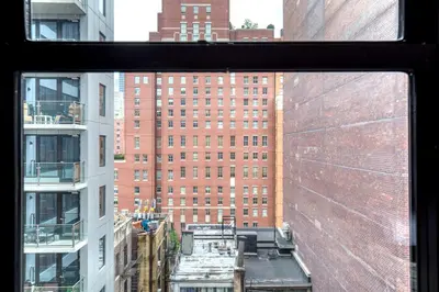 a view from a window of a building at Murray Hill Studio w Gym Doorman nr 6 train NYC-628 in New York