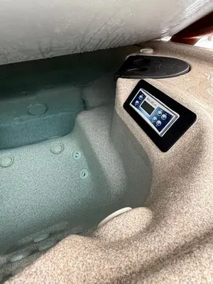 an electronic device in the back seat of a car at Walnut Grove in Ashland