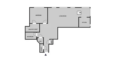 a floor plan of a house at Blueground Midtown E wd doorman nr E River NYC-1527 in New York
