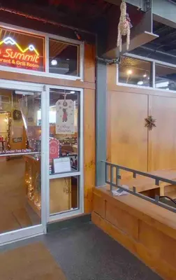a store front with a window and a sign at Huge Masthope retreat king sz bed , hot tub , game room in Lackawaxen