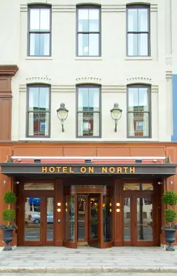 a hotel on north street in front of a building at Hotel on North in Pittsfield