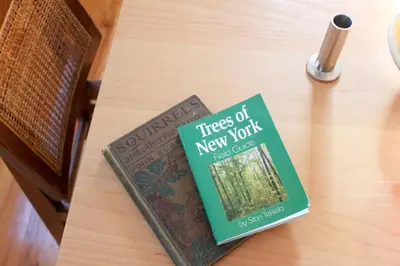a book sitting on top of a table at Bellwood Cottage 8-14min to all Roxbury Wed Venues in Roxbury