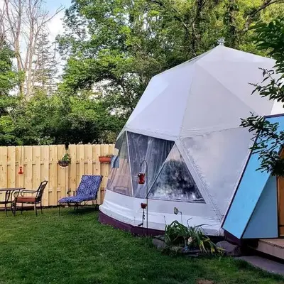 Romantic Glamping Dome in the Catskill Mountains near Woodstock