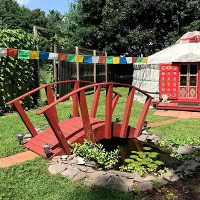 Authentic Mongolian Yurt for a Serene Healing Retreat in Saratoga Springs