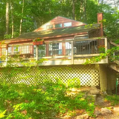 Lakefront Cabin Rental with Incredible Sunsets on Lake Wallenpaupack