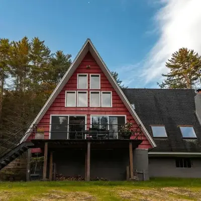 Stunning A-Frame Cabin Rental in the Catskills near Albany