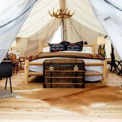 Stylish Camping Tents Set on an Organic Farm in Hudson Valley