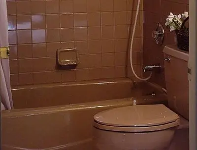 a bathroom with a toilet next to a bath tub at Secluded Family Mountain Rental with Fireplace in Windham, New York in Windham