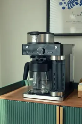 a coffee maker sitting on top of a counter at Azure on the Pocono in Tobyhanna
