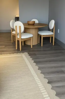 a room with a table and two chairs and a table at Modern and Harford Center 1-BR Near XLCenter and ConventionCenter in Hartford