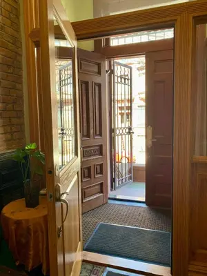a door to a room with an open door at private spacious apartment with 2 bedrooms 2 bathroomss and a deck in New York