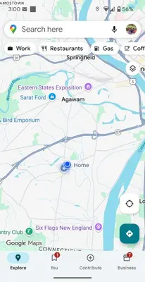 a map showing the location of seaford science exploration aquarium at 2 bedrooms with movie theater in Agawam