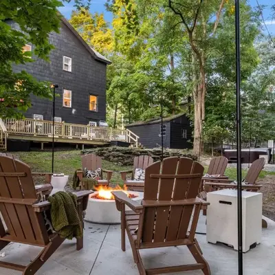 Hudson Valley Hot Tub Sauna Fire Pit Games