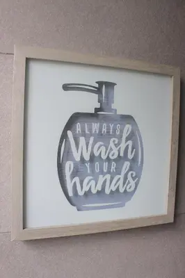 a picture of a sign that says ways wash your hands at MODERN 1BR GREAT Location Downtown Parking in Albany