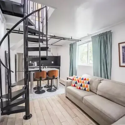 Bright 1-Bedroom Loft in Converted Garage with Private Entrance