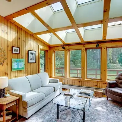 Secluded Family Getaway with On-Site Creek in Hawley