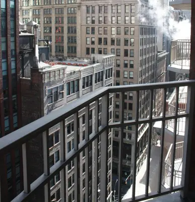 a view from the top of a building at Nash in New York