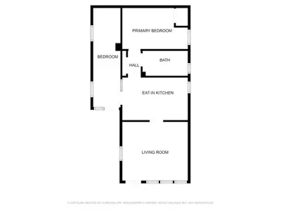 a floor plan of a building at Cozy cottage close to NYC in Yonkers