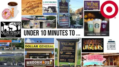 a collage of pictures of different types of signs at 13-Min Jiminy, Fave, Hot Tub, Lg Open LR, Family in Pittsfield