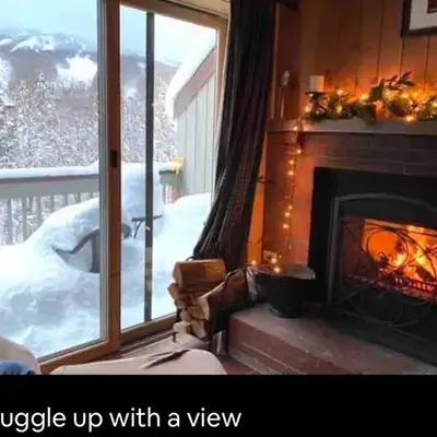 Mount Snow Chalet Loft Condo With VIEW !