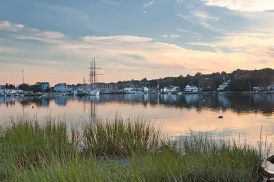 a large body of water with boats in it at Harbor Haven, Apt # 3, 3BR/2BA in Stamford