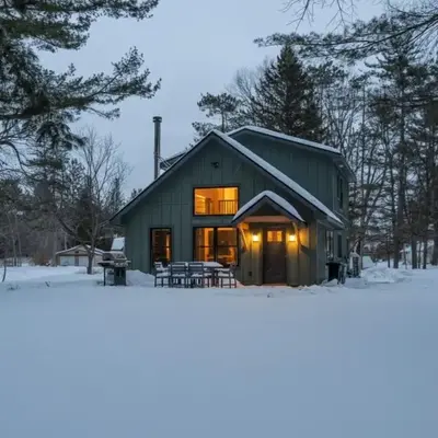 Lakefront Cabin with Private Dock Kenoza Den