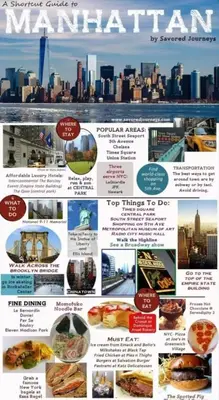 a flyer for a restaurant with a picture of a city at 3-Bedroom 5-Beds JC Downtown 19Minutes Time Square in Jersey City