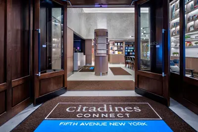 a view of the entrance to the chatelaine connect fifth avenue new york at Citadines Connect Fifth Avenue New York in New York