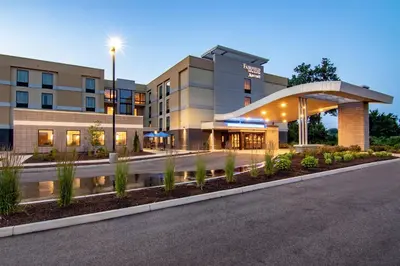 a rendering of the front of a building at Fairfield Inn & Suites by Marriott Springfield Holyoke in Holyoke