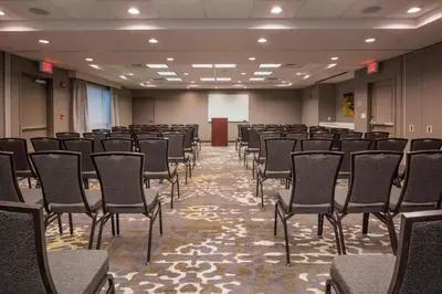 a room with rows of chairs in a conference room at Residence Inn by Marriott Fishkill in Fishkill