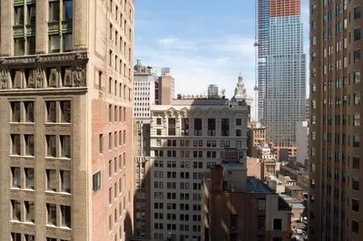 a view of a city skyline with tall buildings at Holiday Inn New York City - Wall Street by IHG in New York